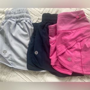 Lululemon Size 0 Shorts Bundle
